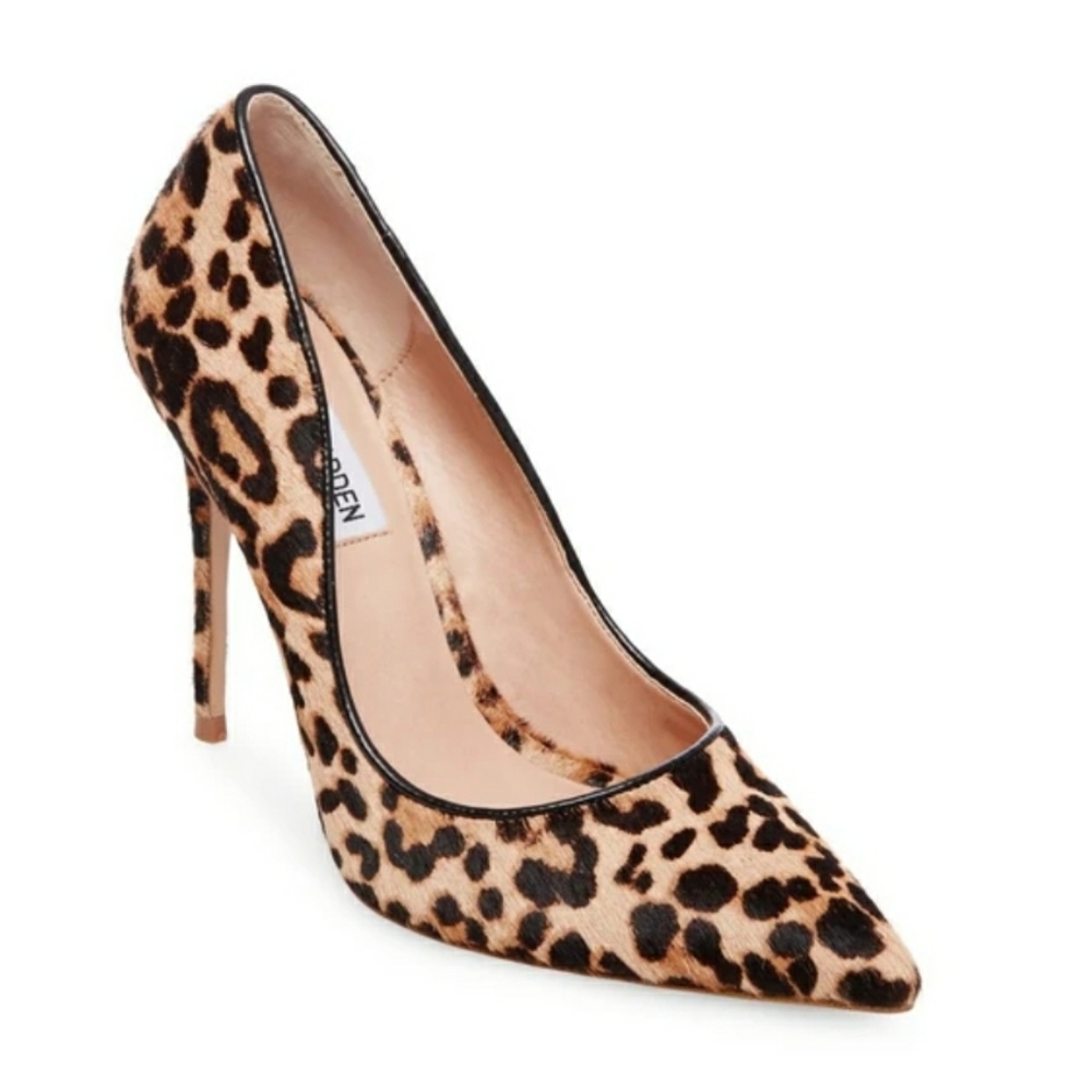 Daisie L Leopard Heel Steve Madden Size 6.5